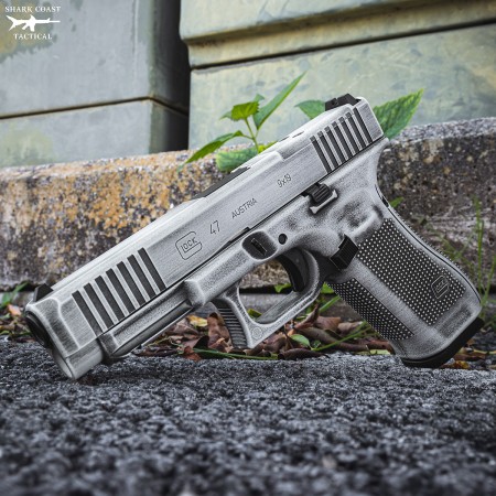 GLOCK 47 MOS 9MM DISTRESSED STORMTROOPER WHITE