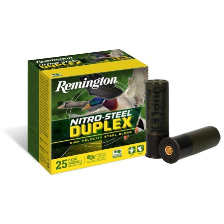 Remington Nitro-Steel Duplex 12 GA, 3in. 1 1/4oz. #2 Shot - 25 rounds