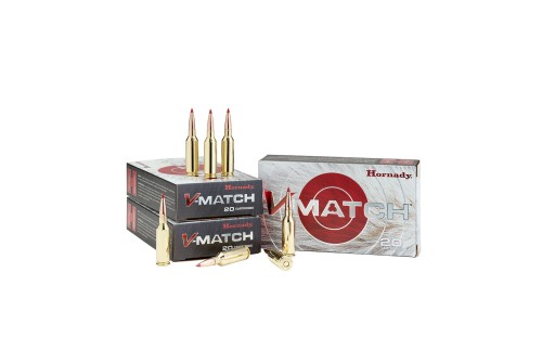 Hornady V-Match 6mm Creedmoor 80gr Ammunition w/ELD-VT Bullets (20/Box) 81397