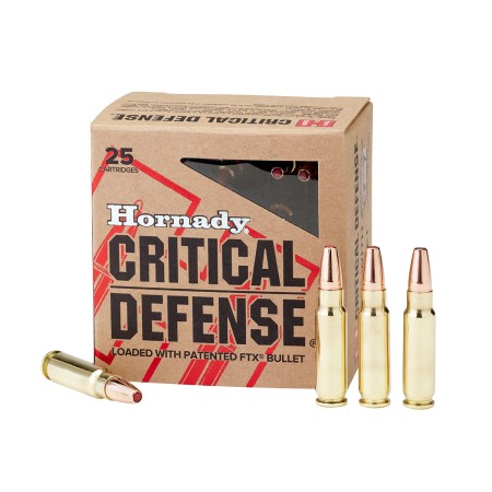 Hornady Critical Defense 5.7 x 28mm 40gr Ammunition w/Flex Tip Hollow Point Bullets (20/Box) 90000