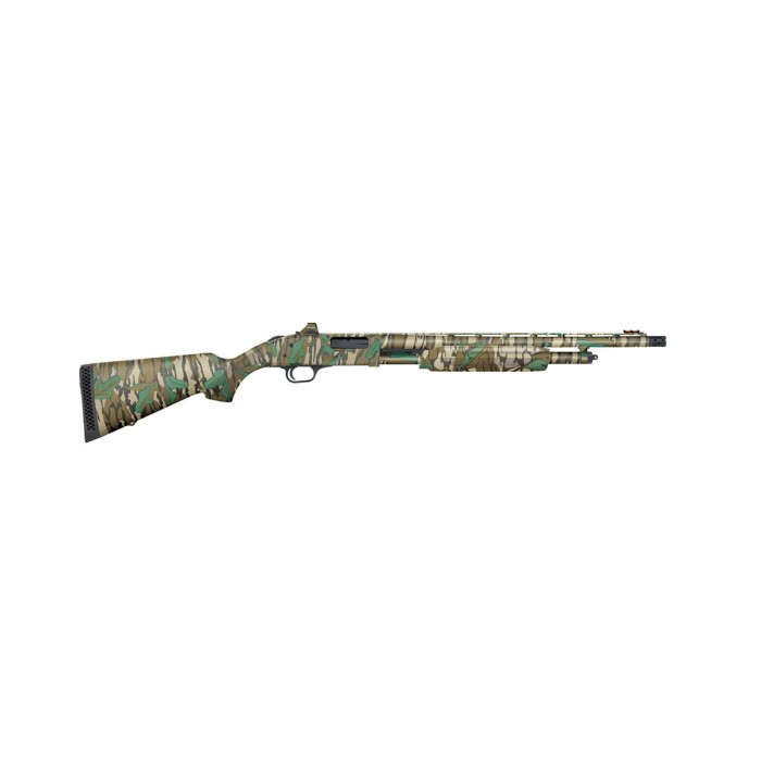 Mossberg 500 20 Ga, 3" Chamber 20" Barrel, Mossy Oak Greenleaf, Holosun Red Dot, 5rd