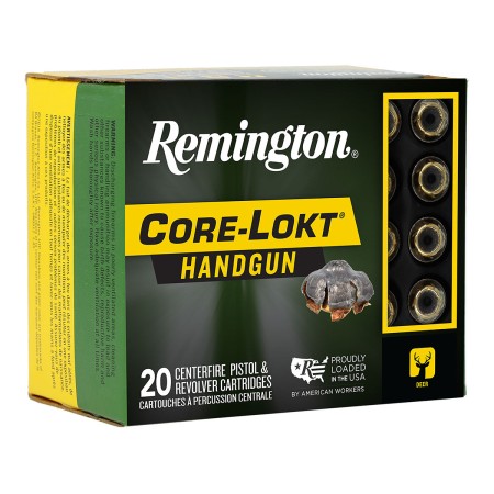 Remington 357mag 180gr Jhp Core-lokt 20rd 10bx/cs