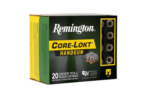 Remington Core-Lokt Handgun Ammunition 10mm Auto 200gr SJHP 1100 fps 20/ct