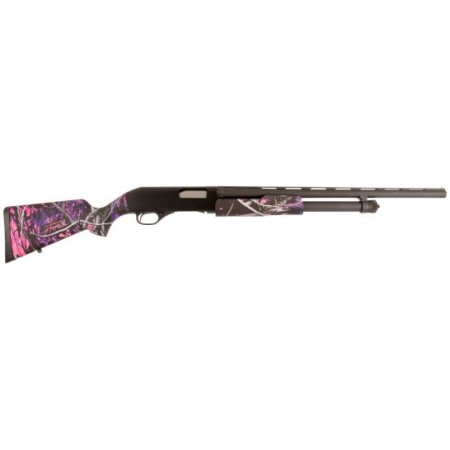 Savage Arms Stevens 320 Muddy Girl Youth 20 Gauge Pump-Action Shotgun, Matte Camouflage - 22561