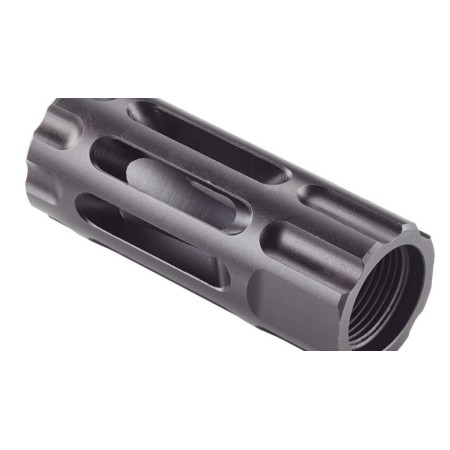 MUZZLE BRAKE Q-COMP 5/8-24 STEEL BLACK
