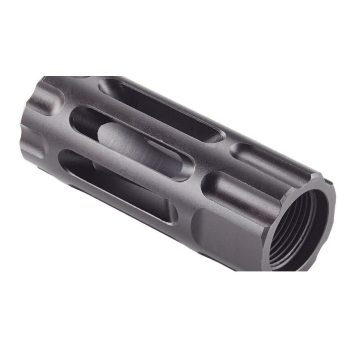 MUZZLE BRAKE Q-COMP 5/8-24 STEEL BLACK