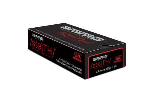 Ammo Inc stelTH Self Defense 45 ACP, 230gr, Total Metal Case, 50Bx/20Cs