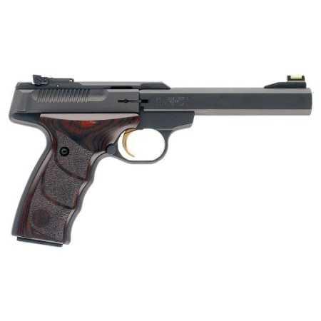 Browning Buck Mark Plus Rosewood UDX 22 LR Pistol 10 Round Blowback CA Compliant, Blue - 051429490