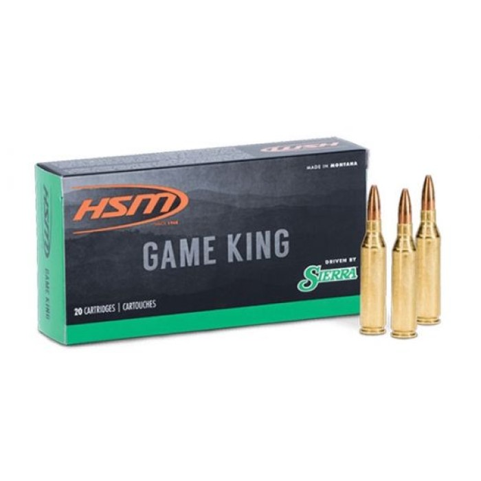 HSM 300 AAC Blackout 125gr SIERRA SPT Ammunition New Manufactured  20rds - HSM-300BLK-3-N