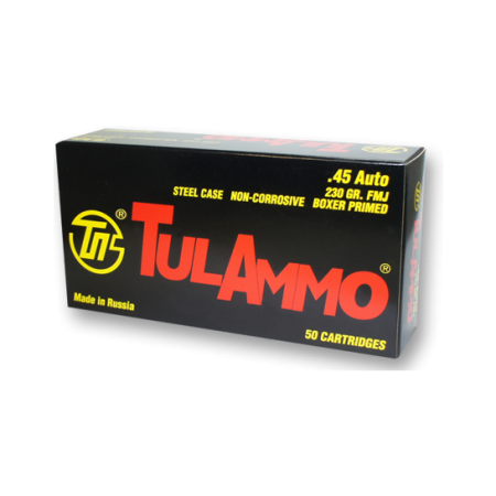 Tulammo .45 ACP, 230gr, FMJ - 500 Rounds [MPN: TA452300] (Case)