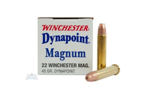 Winchester Ammo USA22M USA Dynapoint 22 Mag 45 gr Copper Plated Hollow Point (CPHP) 50 Bx/ 40 Cs