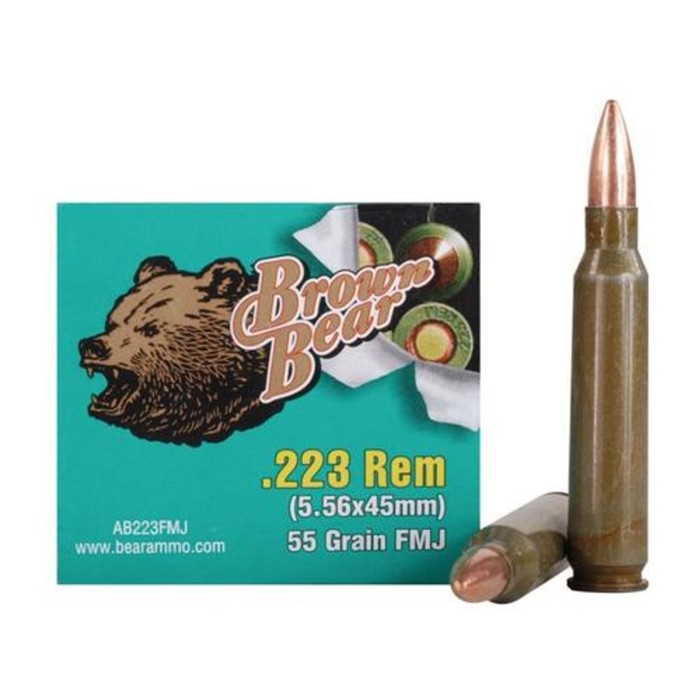 Brown Bear .223 Remington 55gr - Fmj-bt 20-pack