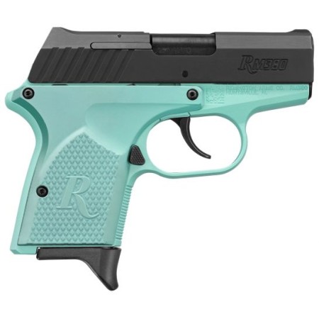 Remington RM380 Micro 380 ACP 6+1 Round Pistol, Anodized Light Blue - 96453