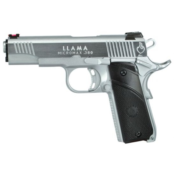 Llama Micromax 380 ACP 7+1 Round Pistol, Hard Chrome - LMM380C