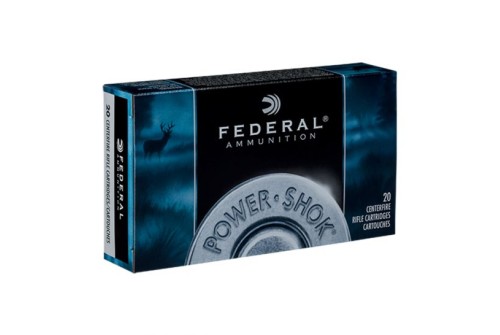 Federal 30-30 Win 125gr Hollow Point Power-Shok Ammunition, 20 Rounds - 3030C