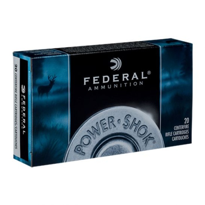 Federal 30-30 Win 125gr Hollow Point Power-Shok Ammunition, 20 Rounds - 3030C