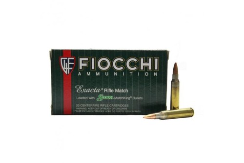 Fiocchi .223 Rem 77gr Sierra MatchKing HPBT Ammunition, 20 Round Box u2012 223MKD