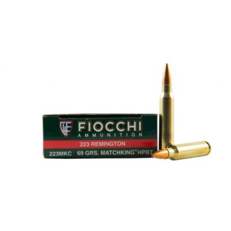 Fiocchi 223 69gr HPBT Match King Ammunition 20rds - 223MKC