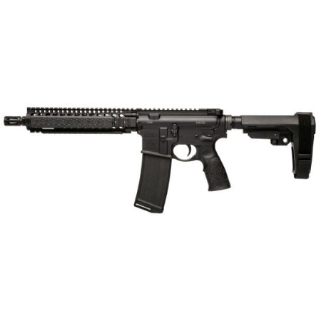 Daniel Defense DDM4 MK18 5.56 NATO 30+1 AR Pistol, Anodized Matte Black - 02-088-01202