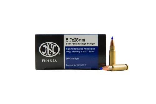 FNH 5.7x28 mm 40gr V-MAX 50 Rounds Ammunition - SS197SR