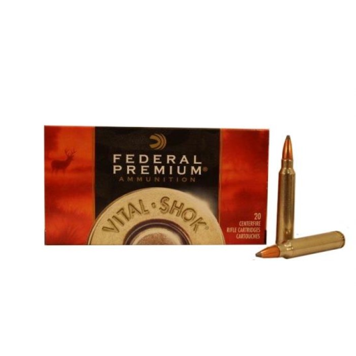 FEDERAL .300 WINCHESTER MAGNUM NOSLER PARTITION VITAL-SHOK AMMUNITION 165GR (20RDS) - P300WK