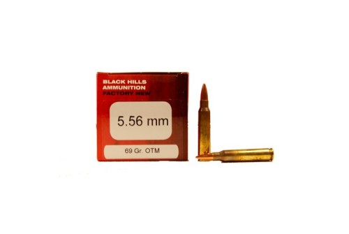 5.56x45 - 69 Grain Open Tip Match - Black Hills - 50 Rounds