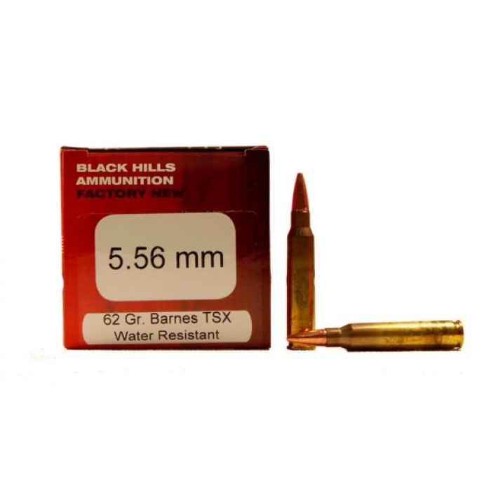 5.56X45MM NATO 62GR TSX AMMO - 5.56x45mm NATO 62gr TSX 50/Box