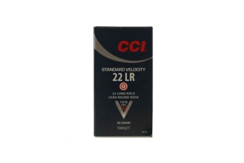 22 LR - 40 gr LRN - CCI Standard Velocity - 500 Rounds