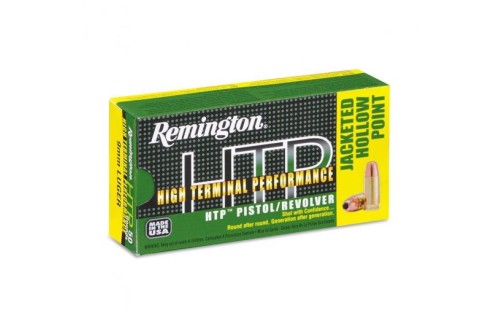 Remington High Terminal Performance 9mm 147gr JHP Ammunition, 50 Round Box - RTP9MM8