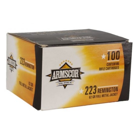 Armscor .223 Rem. Rifle Ammo - 62 Grain  Full Metal Jacket  Philippines Mfg.  Value Box 50448