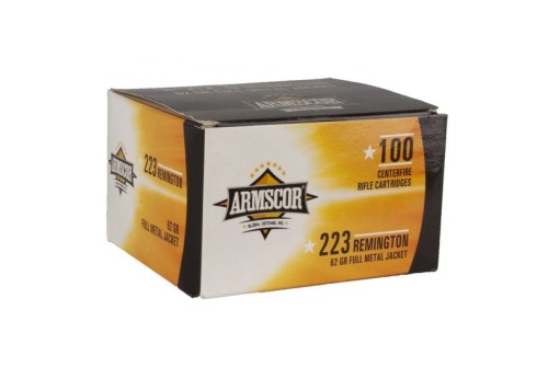 Armscor .223 Rem. Rifle Ammo - 62 Grain  Full Metal Jacket  Philippines Mfg.  Value Box 50448