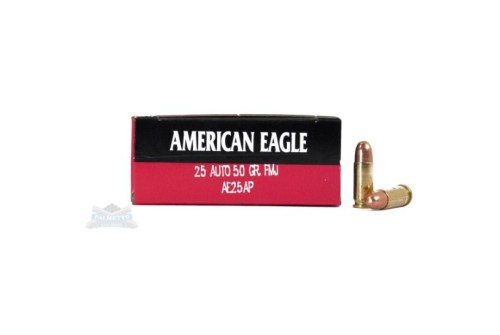 American Eagle 25 Auto/ACP 50gr FMJ Ammunition 50rds - AE25AP