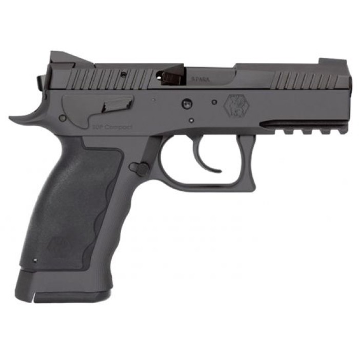 Kriss Sphinx SDP Compact Duty Black 9mm Parabellum 10 Round Hammer Fire Pistol, Hardcoat Anodized Black - WSDCM-E084