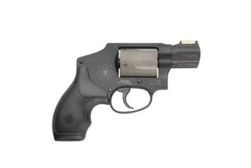 Smith & Wesson Model 340 PD Small .357 Mag/.38 S&W Spl +P Revolver, Matte Black - 163062