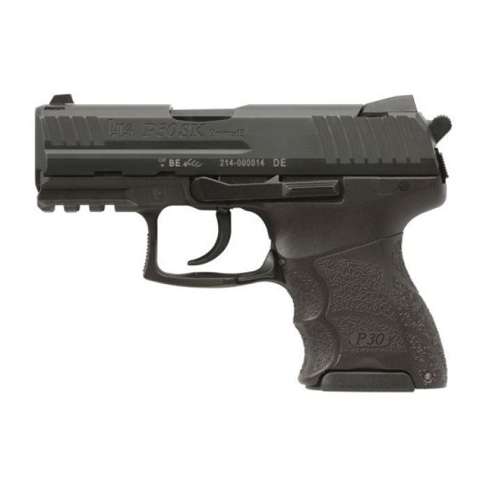 Heckler & Koch 81000084 P30sk Subcompact V1 Light Lem 9Mm Luger 3.27" 10+1 (2) Black Black Steel Slide Black Interchangeable Backstrap Grip 730901K-A5