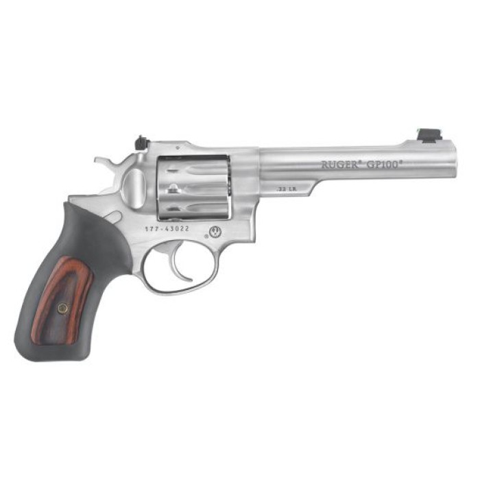 Ruger GP100 .22LR Revolver, Stainless - 1757