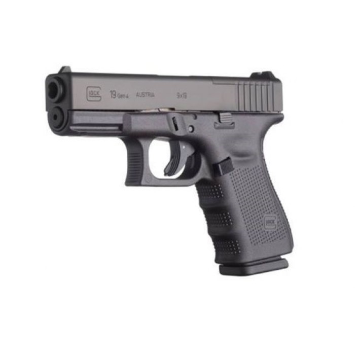 Glock 19 Gen 4 MOS 9mm Pistol, Black