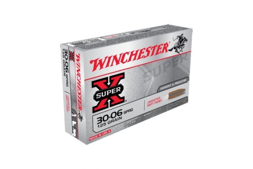 Winchester Super-X 30-06 Springfield 125 Grain Ceneterfire Rifle Ammunition, 20rds - X30062