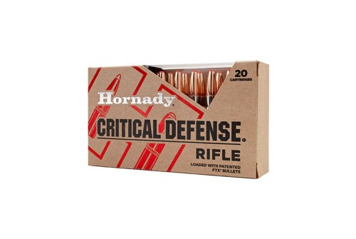 223 Rem - 55 Grain FTX - Hornady Critical Defense - 20 Rounds