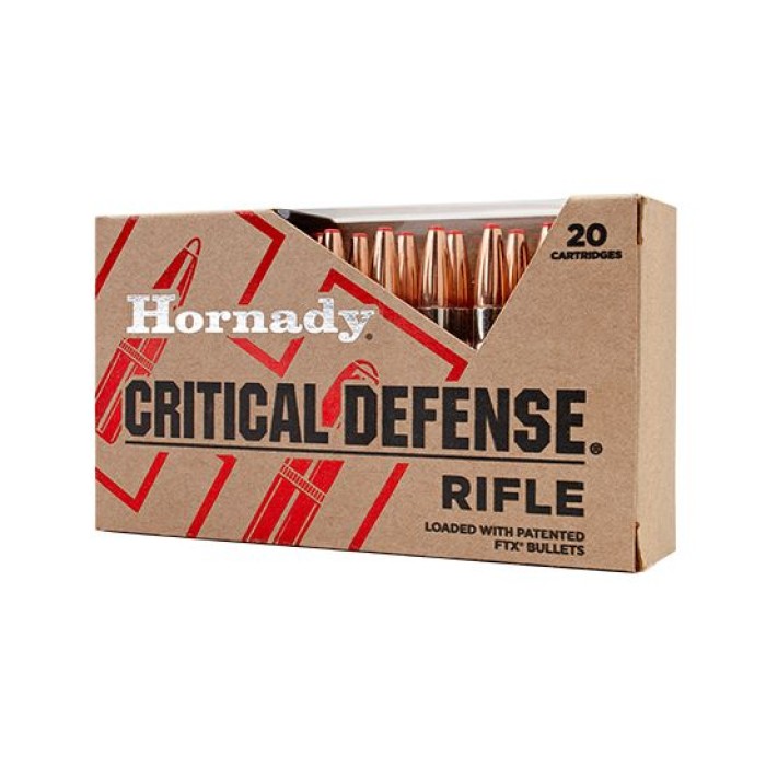 223 Rem - 55 Grain FTX - Hornady Critical Defense - 20 Rounds