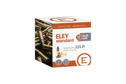 Eley Ammo Standard .22lr 40gr. - Round Nose 500-pack