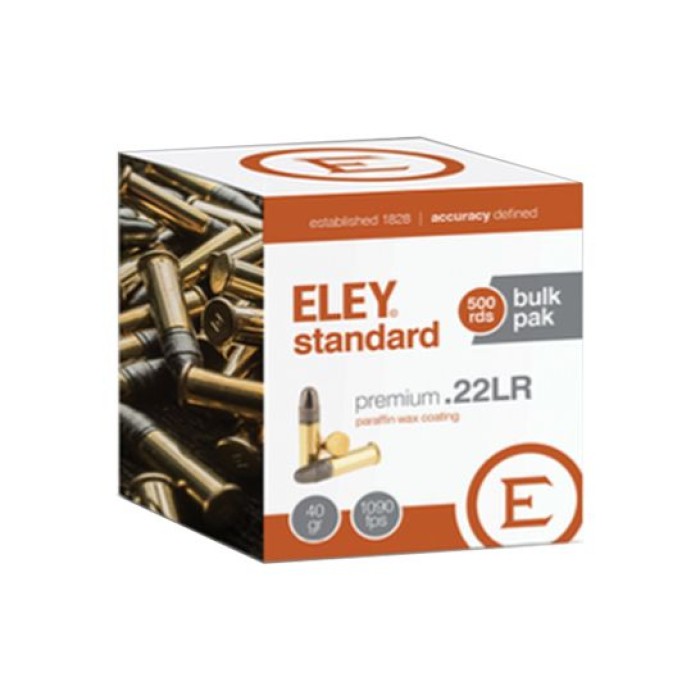 Eley Ammo Standard .22lr 40gr. - Round Nose 500-pack