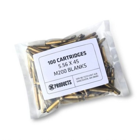 X Products 5.56 Blanks For Can - Cannon Bag Of 100