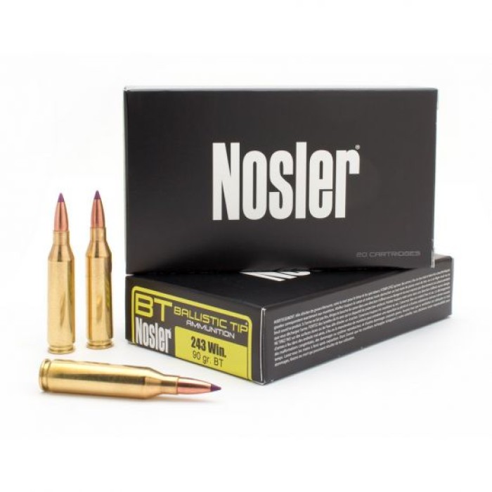 Nosler 40050 BT Hunting 243 Win 90gr