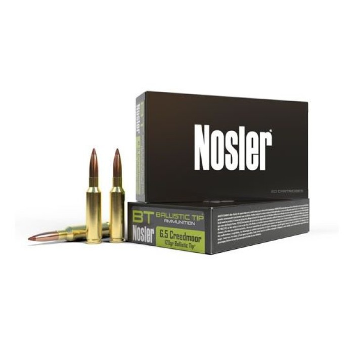 Nosler 42050 Ballistic Tip Hunting 6.5 Creedmoor 120 gr Ballistic Tip 20 Bx/ 10 Cs