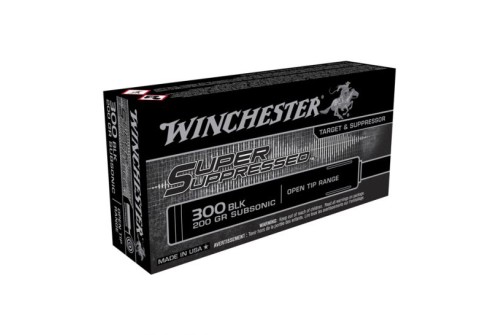 Winchester .300 AAC Blackout 200 gr Super Suppressed Subsonic Ammunition, 20 Rounds - SUP300BLK