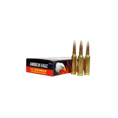 American Eagle 6.5 Creedmoor 120gr Open Tip Match, 20 Rnds - AE65CRD2