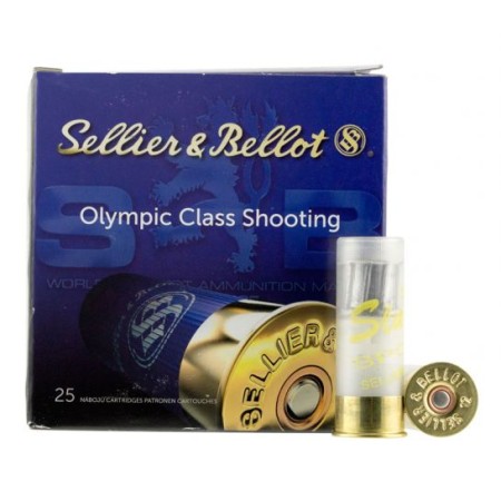 Sellier & Bellot 12ga 2.75" 1oz Lead Rifled Slug Shotshell Ammunition, 25 Rounds - SB12SLUG