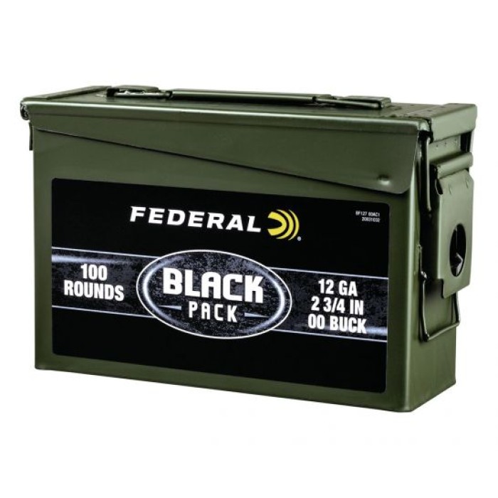 FEDERAL 12GA 2 3/4" 00 BUCK 100CT AC BF12700AC1