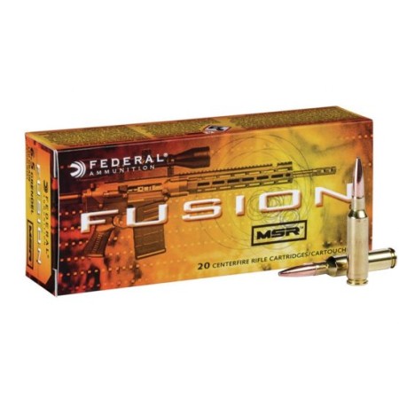 Federal Fusion MSR 6.5 Grendel 120 gr Soft Point 20 Rounds Ammunition - F65GDLMSR1